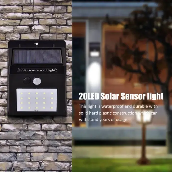 Premium Quality Waterproof LED Solar Motion Sensor