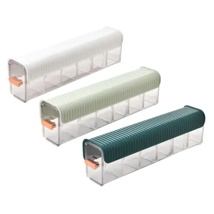 Wall-Mounted Self Adhesive 6 Slot Undergarments & Socks Organizer Box