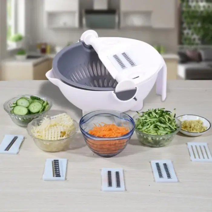 9 in 1 Rotating Vegetable Cutter Set